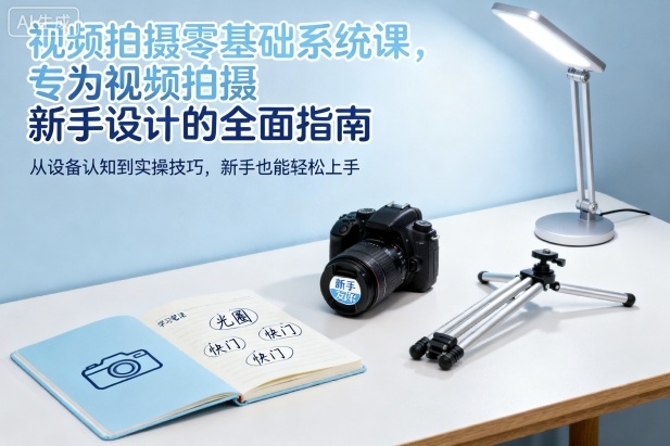 视频拍摄零基础系统课，专为视频拍摄新手设计的全面指南-聊项目