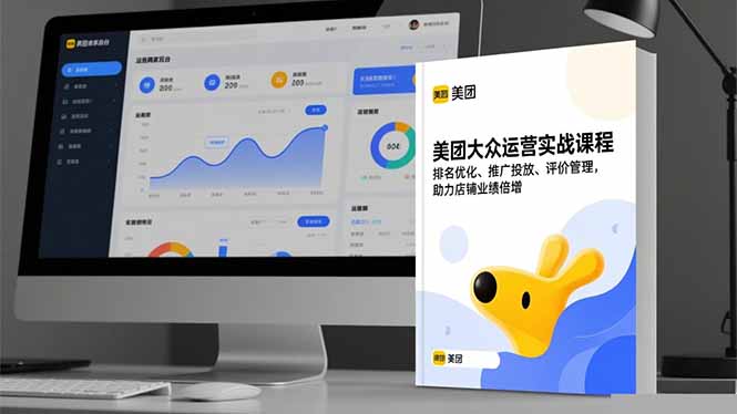 美团大众运营实战课程，排名优化、推广投放、评价管理，助力店铺业绩倍增-聊项目
