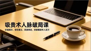 吸贵术人脉破局课,价值展示、信任建立、资源绑定,突破圈层年入百万-聊项目
