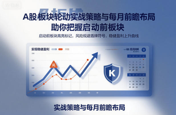 A股板块轮动实战策略与每月前瞻布局，助你把握启动前板块，规避风险，实现稳健盈利-聊项目