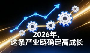 付费文章:2026年,这条产业链确定高成长-聊项目