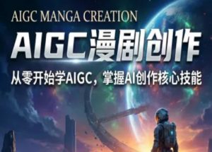 AIGC精品漫剧创作全流程解析,S级漫剧教学,从零开始学AIGC漫剧创作-聊项目