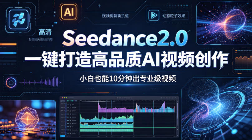 Seedance2.0一键打造高品质AI视频创作，小白也能10分钟出专业级视频-聊项目