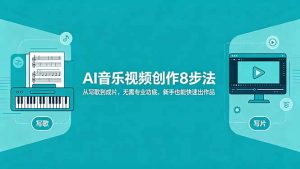 AI音乐视频创作8步法：从写歌到成片，无需专业功底，新手也能快速出作品-聊项目