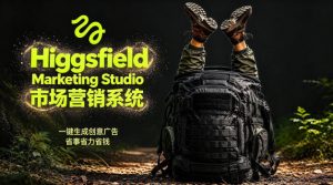 告别高成本广告！Higgsfield Marketing Studio市场营销系统详解｜一键生成创意广告，省去1W成本-聊项目