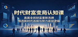 时代财富变局认知课:直面全民财富重新洗牌,悟透新时代选择与努力底层逻辑-聊项目