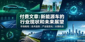 付费文章:新能原车的行业现状和未来展望-聊项目