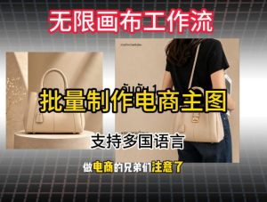 批量复刻电商爆款主图工作流搭建教学,批量下载,支持多国语言,不管是国内电商还是跨境店群都能用-聊项目