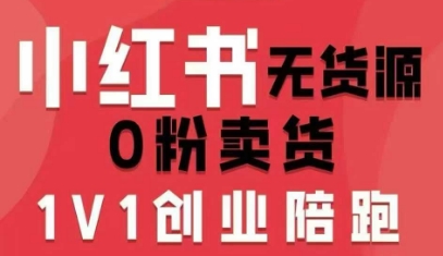 小红书无货源0粉电商课，开店准备、选品策略、笔记撰写、视频剪辑、数据分析、账号打造、资料文档(更新26年8月30日)-聊项目