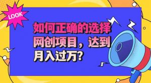 选择大于努力!选对项目才能实现月入过万,才能避免成为绿油油的韭菜-聊项目