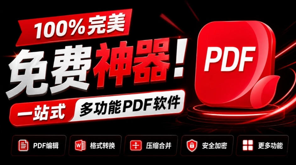 100%完美免费神器！一站式多功能PDF软件，支持PDF格式转换压缩编辑等，简约无广告，太Nice了JOPDF-聊项目