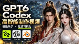 GPT-6 Astra×Codex高智能制作视频！联手Higgsfield，运镜可视化实战-聊项目