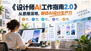 《设计师AI工作指南2.0》从思维落地-无水印,解锁AI设计生产力-聊项目
