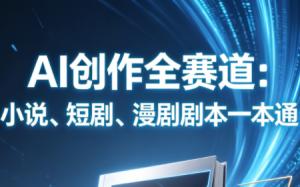 AI创作全赛道:小说、短剧、漫剧剧本一本通(更新9月)-聊项目