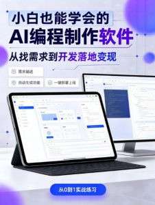 手把手教会你ai编程制作软件到变现全路径，零基础小白轻松上手，从找需求到开发落地变现【揭秘】-聊项目