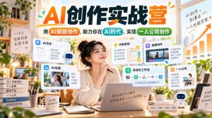 AI创作实战营，用AI赋能创作，助力你在AI时代，实现一人公司创作(更新)-聊项目