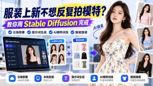 服装上新不想反复拍模特？教你用Stable Diffusion完成云端部署、提示词生成、AI模特训练与换装-聊项目