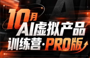 松月·10月AI小红书虚拟产品训练营(Pro版)(更新)-聊项目