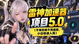 雷神项目:图文推广的完整流程,一期讲清(附避坑)-聊项目